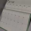 Large Calendar 2026 with Spiral Bound - 18 Month Big Calendar from January 2026 to June 2027, Vertical Large Monthly Calendario 2026 for Wall, 22" x 17", Green