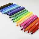 18 Colors Watercolor Markers, School and Art Suppliers, Back to School, Soft Nylon Brush Tips for Coloring, Calligraphy, Painting, Drawing