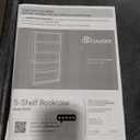 Sauder 5-Shelf Split Bookcase/ Book shelf, Oiled Oak finish