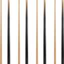 HMQQ Pool Cue Sticks 42"/48"/58" Billiard Cues with 13mm Leather Tip 17oz/18oz Standard or 20oz Heavy Set of 2 or 4 Durable 2-Piece Pool Sticks for Beginners, Adults, Home & Bar
