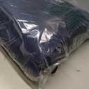 Suzile Wheelchair Cushion Wheelchair Seat Cushion with Strap Recliner Suitable for 18 Inches Armrest and Support for Senior(Navy Blue)