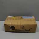 Donut Dog Bed - Premium Comfort for Anxiety Relief - Fluffy & Calming Design with Ultra-Plush Support | Cozy Round Dog Bed with Super Soft Circle Style (Dark Grey, Medium)