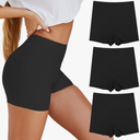 SHARICCA BoyShorts Panties for Women Seamless Soft Boy Shorts Underwear Short Boxer Briefs Anti Chafing 3 Pack, Size S