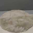 Shag Faux Bunny Washable Fluffy Fur Rug Runners for Hallways Camel Plush Area Rugs for Living Room Bedroom Faux Sheepskin Rug 2x6 Shaped Nursery Rugs