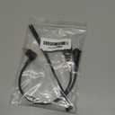 Mellbree Snowmobiles RCA Y-Split Helmet Shield Cord, 10-inch Gold-Plated Snowmobiles RCA Adaptor Plug for Heater & Visor or Two-Person Riding (Female Connector with Waterproof Cap)