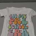 Toddler Girl Summer Clothes First Day of School Outfits in My Pre School Era Shirt, Size 18-24M, White