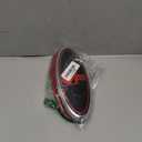 UGSHY Pack of 2 Front Grille Emblem, Central Mesh Cover Label, Rear Tailgate Emblem Badge Nameplate, Compatible with Ford F150 F250 F350 (Skull Red) (7")