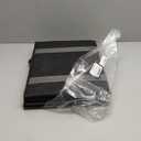 Reusable Grocery Bags (3 Pack ) - Heavy Duty Eco Tote Bags with Box Shape to Stand Up, Hold Up to 65 Lbs - Stay Open & Fold Flat - Foldable Reusable Shopping Bags with Long Handles & Hard Bottom (Black)