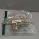 Brizled Gold Christmas Tree Topper, 9 Hollow-Out Star Tree Topper with 10 Warm White Lights, Pre-lit 5 Point Star Treetop, 120V UL Listed Lighted Treetop for Christmas Tree Home Decoration