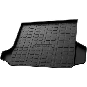Yakitoko All Weather Cargo Liners for 2018-2024 Chevrolet Equinox and GMC Terrain Standard Cargo Mats Trunk Mat TPE Black