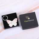 10 x Butterfly Keychain Easter Gifts for Easter Basket Stuffers College Girls 16-18 Dorm Room Essentials for Girls Sweet 16 Cute Inspirational Keychain Birthday Gifts for College Daughter Teen Girl 16-18