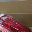 ECCPP Tail Light Assembly For Cadillac SRX 2010-2016 Driver Side (Chrome Housing Red Lens)