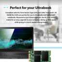 Transcend 128GB M.2 2242 SATA III SSD, MTS430S B+M Key with DRAM Cache, Up to 560MB/s, 3D TLC NAND Internal SSD for Ultrabook/Laptop/PC/Desktop, SLC Cache, LDPC Error Correction