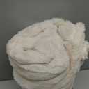 Bedsure Waterproof Dog Blankets for Large Dogs - Soft Pet Cat Blanket Corduroy Fleece for Couch Bed Protector Washable, Cozy Calming Reversible Furniture Protection for Puppy, 50"x60", Cream