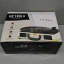 Victrola Journey Bluetooth Portable Suitcase Record Player  with Built-in Speakers, 3 Speed Vinyl Record Player, RCA Out, Headphone Jack (White)