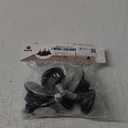 Bell Glides Replacement Office Chair Feet Swivel Caster Wheels to Fixed Stationary Castors, Short Profile with Separate Self Adhesive Felt Pads Black 5pcs