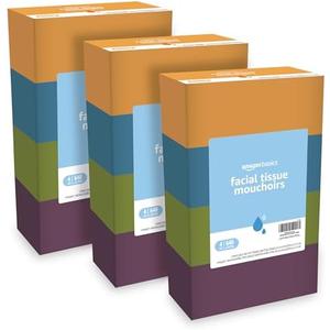 Amazon Basics Facial Tissue, 2-Ply | 13 Packs of 160