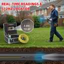 Sanyipace Self-Leveling Sewer Camera 165FT, Drain Plumbing Camera with 512Hz Pipe Locator, Feet Meter Counter, for Plumbers Homeowner Home Inspectors Construction Maintenance Worker