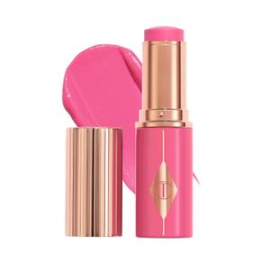 Charlotte Tilbury Unreal Healthy Glow Blush Stick - Buildable Cream Makeup with a Skincare-Infused Formula - Easy to Use, Blendable & Leaves Skin with a Luminous Sheen