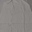 Mobestech Simple Cotton Linen Tablecloth Pure White Spillproof 60x84 Inch for Dining Room and Kitchen Decor for Home and Restaurant Use