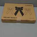 LaRibbons 12 Pack Brown Velvet Christmas Bows, 13" x 9" Large Decorative Bows for Wreath, Tree, Garland & Holiday Decor, Indoor Outdoor Christmas Decorations