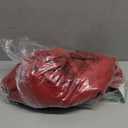 FAIABLE Womens Mens Double Zip Up Hoodie Oversized Acid Wash Heavyweight Hoodies Distress Cotton Fleece Vintage Y2k Full Zipper Couples Sweatshirt Red XL