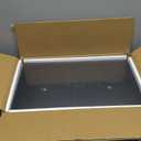 Fun Memories Deep Floating Shelves - 16" W x 9.3" D x 1.6" H Rustic Black Wall Shelf - Wall Mounted Shelves for Storage - Wooden Shelves with Invisible Brackets for Living Room, Farmhouse - Set of 2