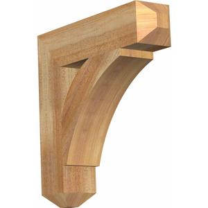Ekena Millwork BKT04X18X18THR04RWR Thorton Craftsman Rough Sawn Bracket, 4" Width x 18" Depth x 18" Height, Western Red Cedar