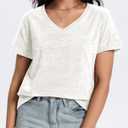 Auriviz Womens Cotton Tops Basic Short Sleeve Oversized Tshirts Short Sleeve Tees Boxy Yoga Gym Workout Shirts (Gray, S)