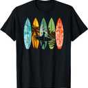 Surfboarder Hawaii Wave Surfing Surfboard Lover Beach Surfer T-Shirt, Medium