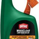Ortho WeedClear Lawn Weed Killer Ready-To-Spray - Weed Killer for Lawns, Kills Crabgrass, Dandelion and Clover, Hose-End Application, Covers 5,000 sq. ft., 32 fl. oz.