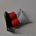 2 PCS 200g Summer Sun Hat Yarn for Crocheting, Ice Linen Silk Hand Knitting Light Body Yarn, Polyester Hollow Yarn for DIY Summer Cool Hat Shoes Bags Cushions Cell Phone Bags and Car Cushions (Red)