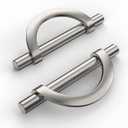 Amerdeco 10 Pack Brushed Satin Nickel Cabinet Pulls 3.75 Inch(96MM) Hole Centers Kitchen Cabinet Handles Hardware (3.75"/96MM Hole Center)