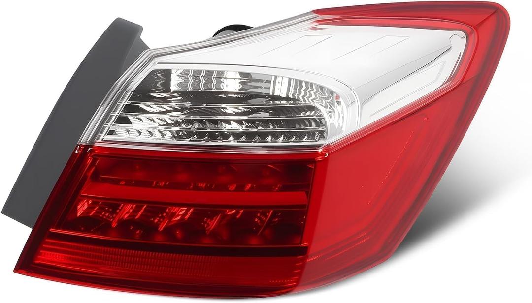 Passenger Side Outer Tail light Compatible with Accord Sedan EX-L Touring 2013 2014 2015 Rear Light Taillight 33500T2AA12 HO2805103 (Right)