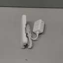 Flat Extension Cord with 3 Outlets, 3FT Short Extension Cord Flat Wall Plug & Ultra-Thin Outlet Cover, 900J Surge Protection, 13A/1625W, ETL Listed, White Outlet Extender for Kitchen Bathroom