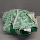 Homelike Moment Fleece Throw Blanket Twin Size, Green Soft Fluffy Twin Blanket, Fuzzy Cozy Plush Flannel Blankets for Sofa, Comfy Warm Lightweight Twin Bed Blanket Striped (Emerald Green, 60x80IN)