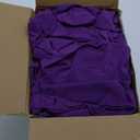 CHENGU 100 Pcs Spandex Chair Sashes Plain Bow Wedding Royal Chair Bands Without Buckle Birthday Decorations Elastic Ties Spandex Slider Sashes for Events Party Ceremony(Deep Purple)