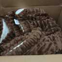 Smiry Pet Couch Covers for Dogs Washable, Non-Slip Fuzzy Couch Covers for 3 Cushion Sofa Pet Friendly, Soft Thick Furniture Protector Sofa Slipcover Mat for Dogs (Chocolate, 27.6" x 70.9")