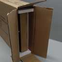 Yusong Night Stand, Bedside Table, LED Nightstand with Charging Station, Modern Night Stand, Wood Sofa Couch End Side Table with 2 Pull-Out Shelf (Black)