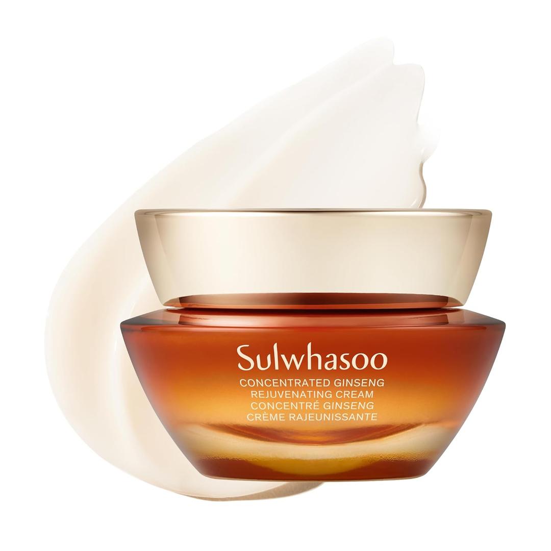 Sulwhasoo Concentrated Ginseng Rejuvenating Cream  Visibly Plump Skin & Wrinkles | Anti-Aging Deep Hydration Moisturizer with Korean Ginseng Actives, Ginseng Peptide & Vitamin C | Korean Skincare