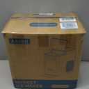 Aeitto Nugget Ice Maker 40Lbs/24H, Countertop Soft Chewable Ice Pebble Ice Machine, One-Click Operation, Auto Self-Cleaning Ice Makers with Scoop&Basket for Home, Office, Kitchen, Party (Black)