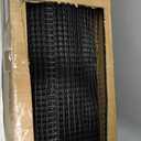 Black Hardware Cloth 1/2inch 36'' x 100ft 19 Gauge PVC Coated Wire Mesh Roll Welded Wire Fence Roll Poultry Netting Snake Fence Rabbit Cages Rodent Wire Chicken Wire Fencing Gopher Wire Cloth