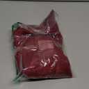 Curtains 40 Inches Length - Rod Pocket Thermal Insulated Room Darkening Window Drapes for Kitchen Bedroom Bathroom Camper, Red, 2 Panels  