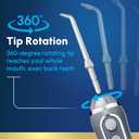 Waterpik Cordless Advanced 2.0 Water Flosser For Teeth, Gums, Braces, Dental Care With Travel Bag and 4 Tips, ADA Accepted, Rechargeable, Portable, and Waterproof, Gray WP-587, Packaging May Vary