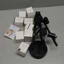 Unicozin LED 8 Light Track Lighting Kit, 54.13'' Black 8 Way Ceiling Spot Lighting, Flexibly Rotatable Head, Track Light Included 8 x LED GU10 Bulb (4W, Daylight White 5000K, 400LM)