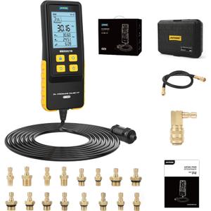 AUTOOL Oil Pressure Tester Tool,0-426.6 PSI Oil Pressure Gauge kit Automotive,Intelligent Engine Oil Pressure Tester Tool kit,Digital Engine Oil Pressure Tester Gauge Tool Kit