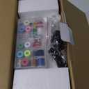 LuckySew: Make Your Own Luck.Sewing machine, Sewing Machine for Beginners with 12 Built-in Stitches, Dual-speed and foot pedal, Home portable sewing machine with accessory kit included (White)