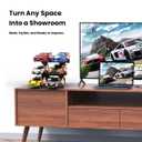 Display Stand for Lego Speed Champions Cars (1 Pack), Upgraded 3-Layer Stand Holds 6 Cars Compatible with 76917, 76908, 76918, 76915, 76914, 76907, 76901, 76902 & More, Gift for Collectors & Kids 6+