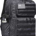 Wotony Military Tactical Backpack for Men Waterproof Daypack 3 Day Assault Pack Molle Bag with Water Bottle Holder