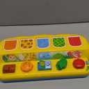 Interactive Pop up Animal Toys with Music & Light, Montessori Cause and Effect Toys for 1 Year Old Boy Girl Early Learning Musical Baby Toy 9-12-18 Months STEM Toddler Toy Age 1-2 Gift for Infant